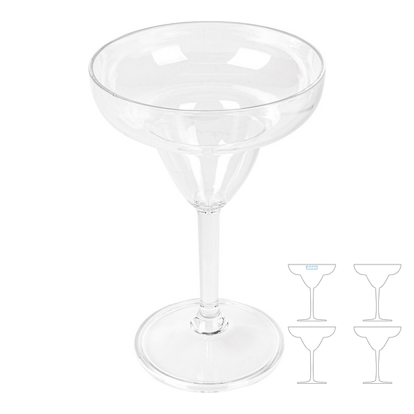 Margarita-Gläser Transparentes Polykarbonat Margarita-Gläser Transparentes Polykarbonat